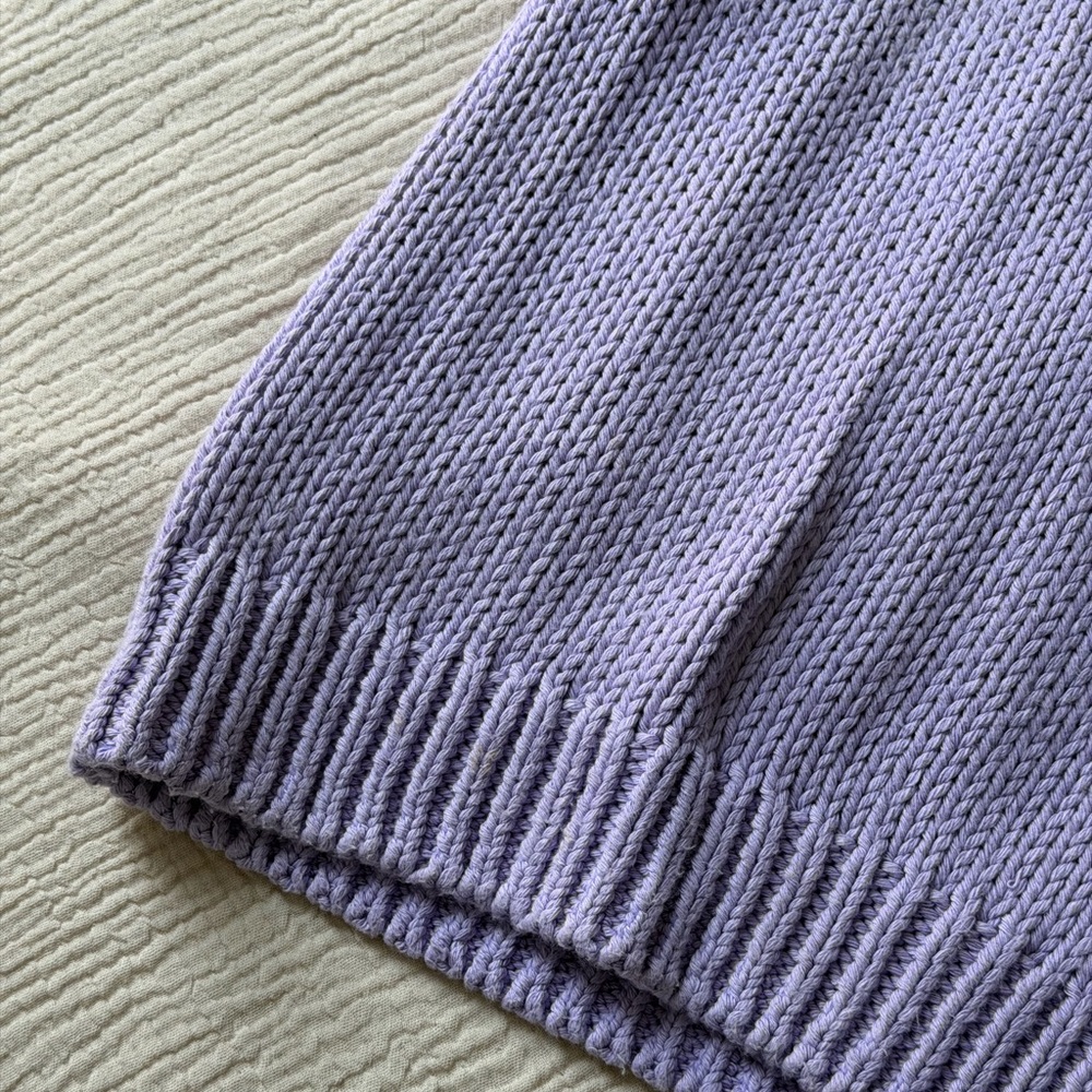 COS Lavender Cableknit Sweater Vest - Picture 2 of 5